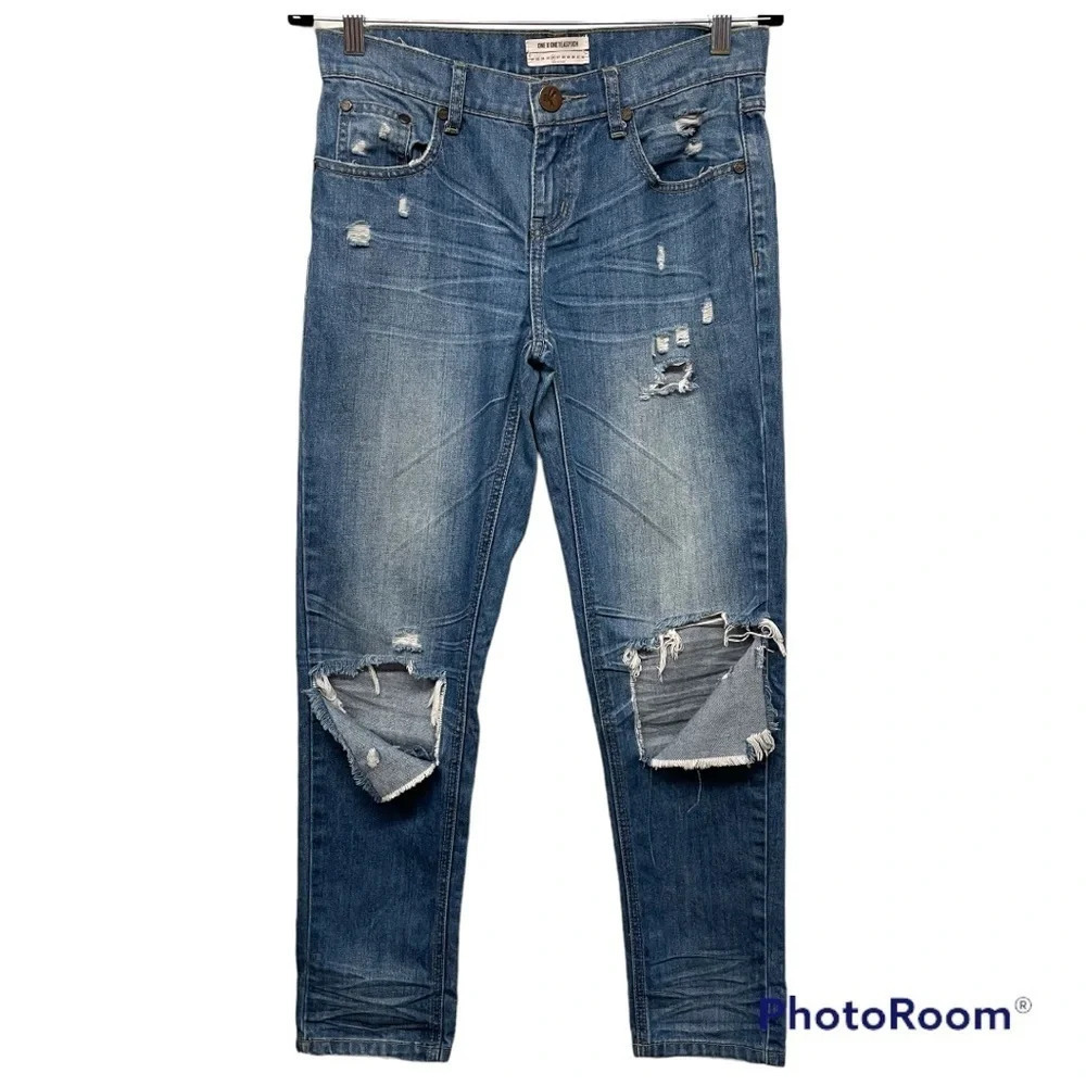 One X One Teaspoon Awesome baggies low waist medium rise relaxed leg tapered